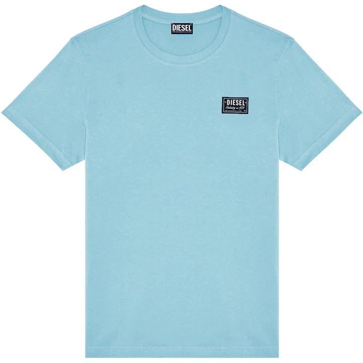 Diesel Patch Logo T-Shirt Mens - Blue