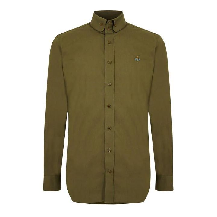 Long Sleeved Orb Shirt - Olive M402