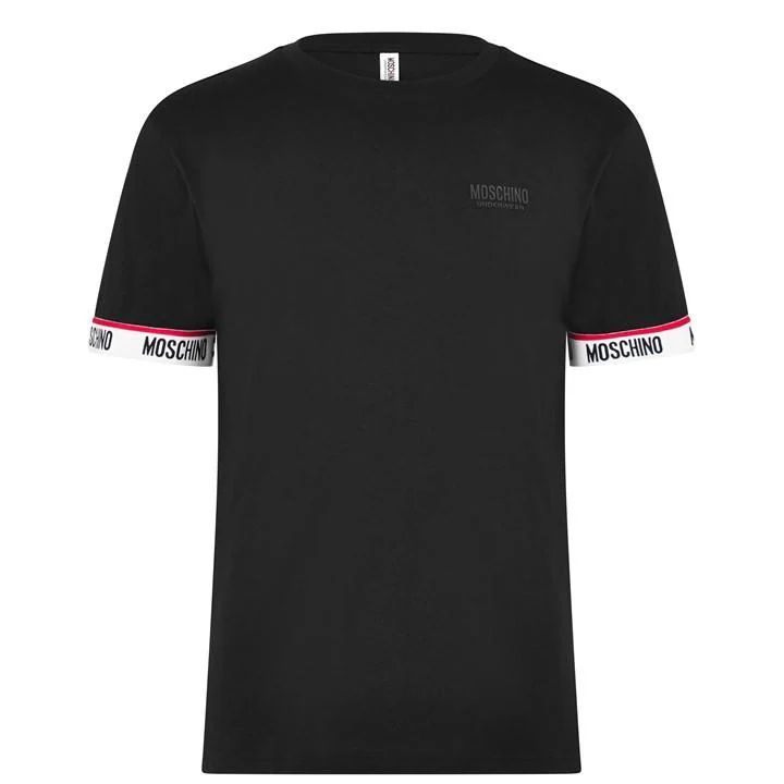 Sleeve Tape T Shirt - Black