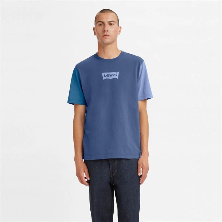 Varsity Circle T Shirt - Blue