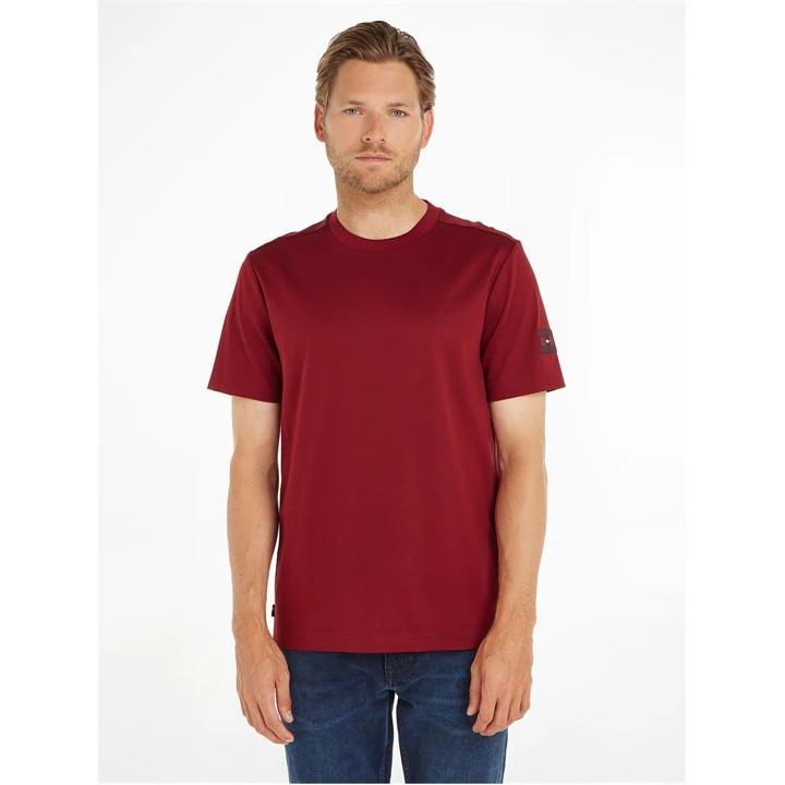 Interlocking Logo Short Sleeve T-Shirt - Red