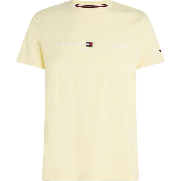 Logo Crew Neck T Shirt - Yellow