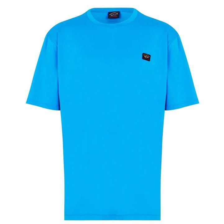 Basic Crew Neck T Shirt - Blue