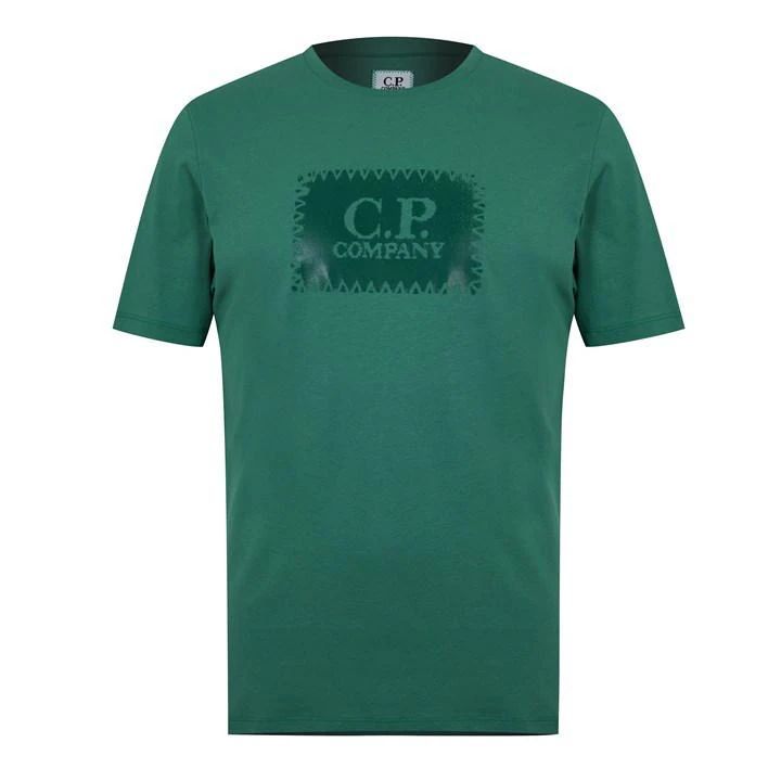 30/1 Block Logo T Shirt - Green