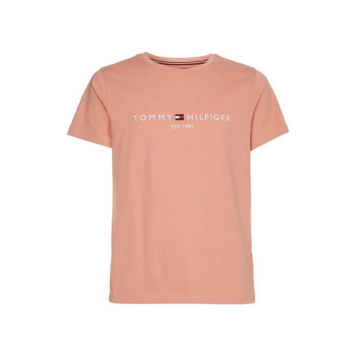 Logo Crew Neck T Shirt - Pink