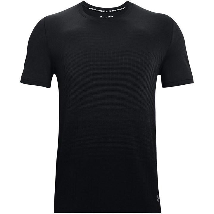 Under Armour Seamless Luxe Short Sleeve T Shirt Mens - Black