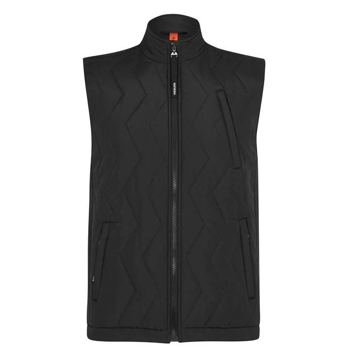 Quilted Gilet - Black