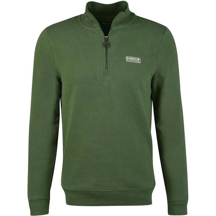 Essential Half-Zip Sweatshirt - Green