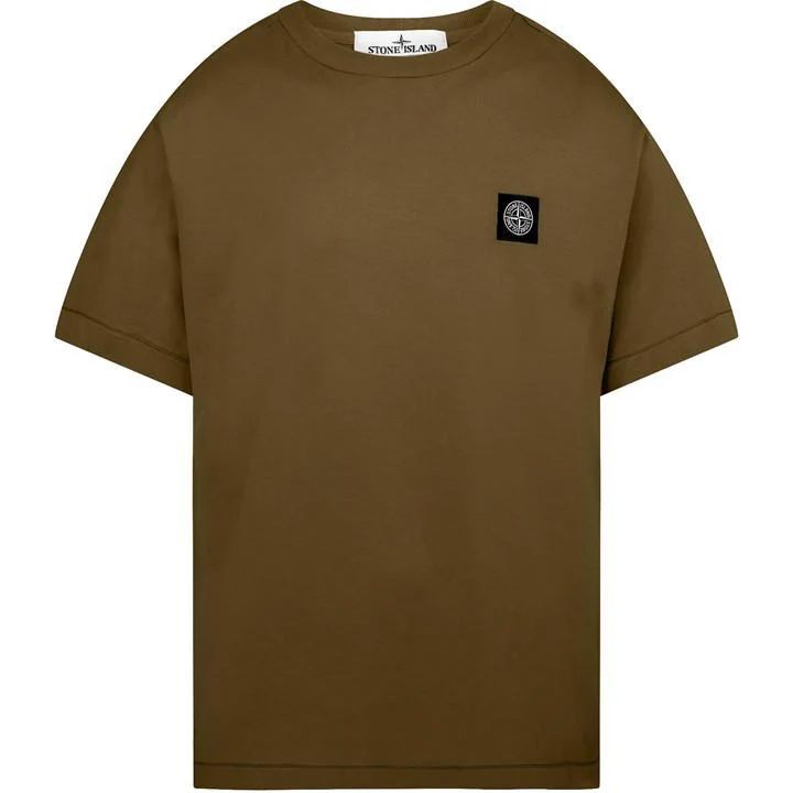 Patch Logo t Shirt - Brown