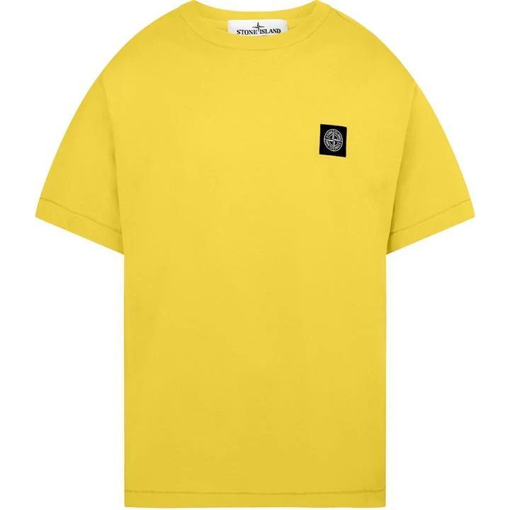 Patch Logo t Shirt - Yellow