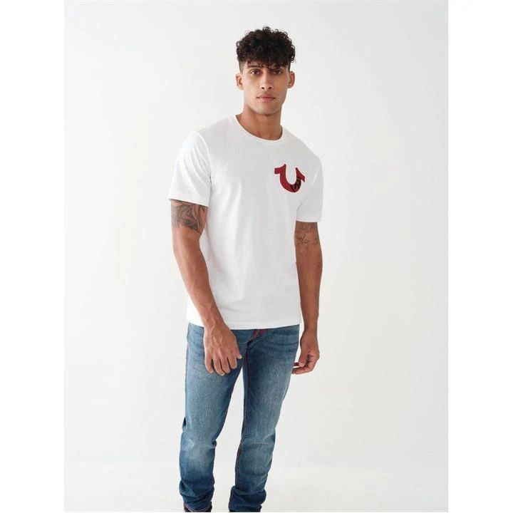 True Religion Horseshoe T-Shirt Mens - White