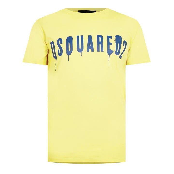 Spray Logo T-Shirt - Yellow