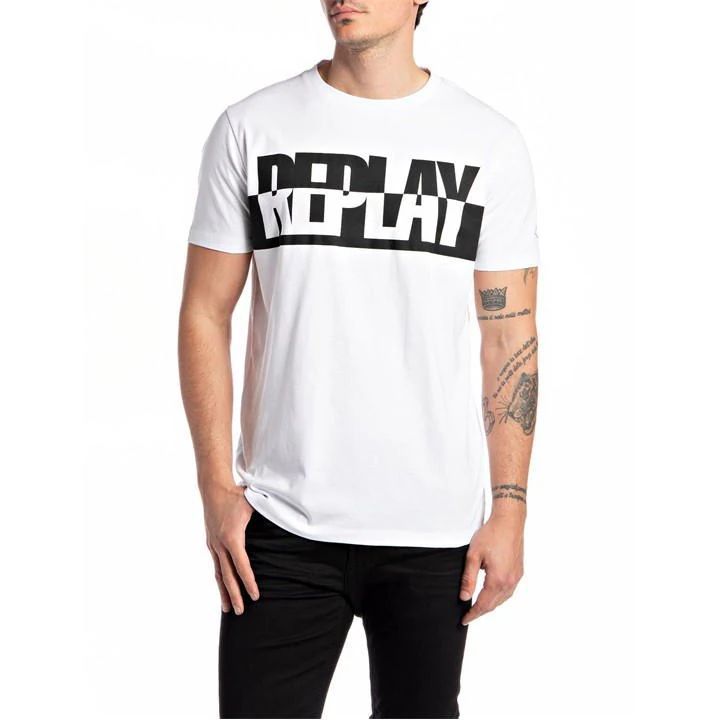 Replay T-Shirt Mens - White