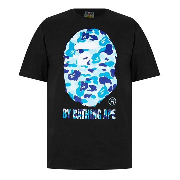 Abc Camo Print T-Shirt - Black