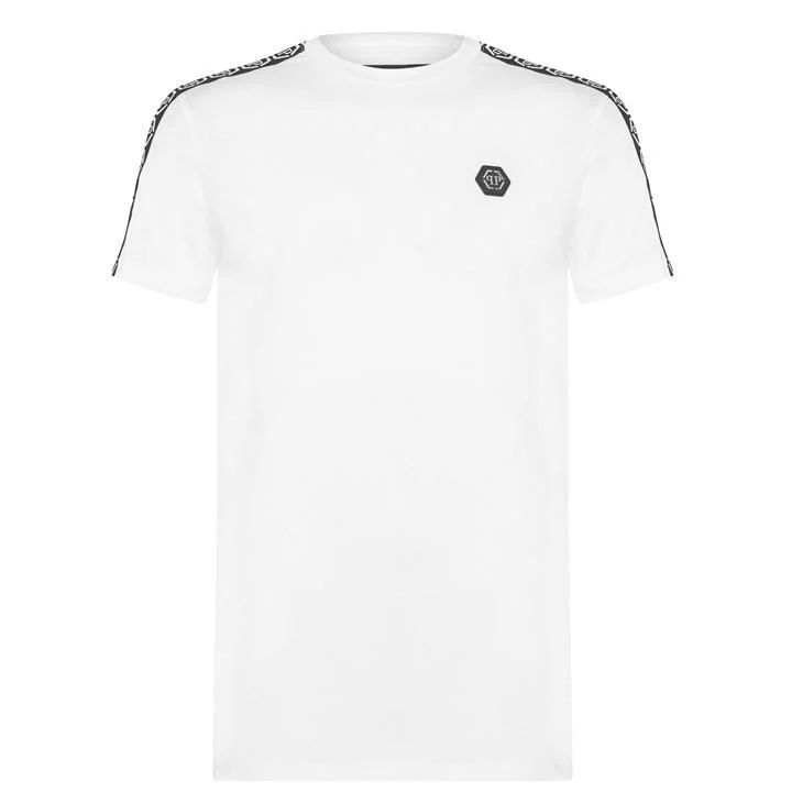Tape Logo t Shirt - White