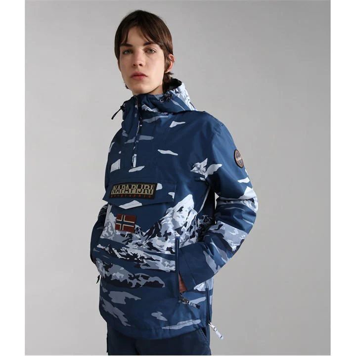 Napapijri Rainforest Print Jacket Mens - Blue