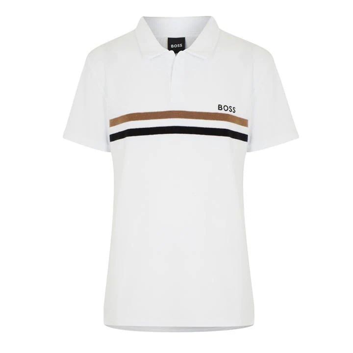 French Terry Polo Shirt - Beige