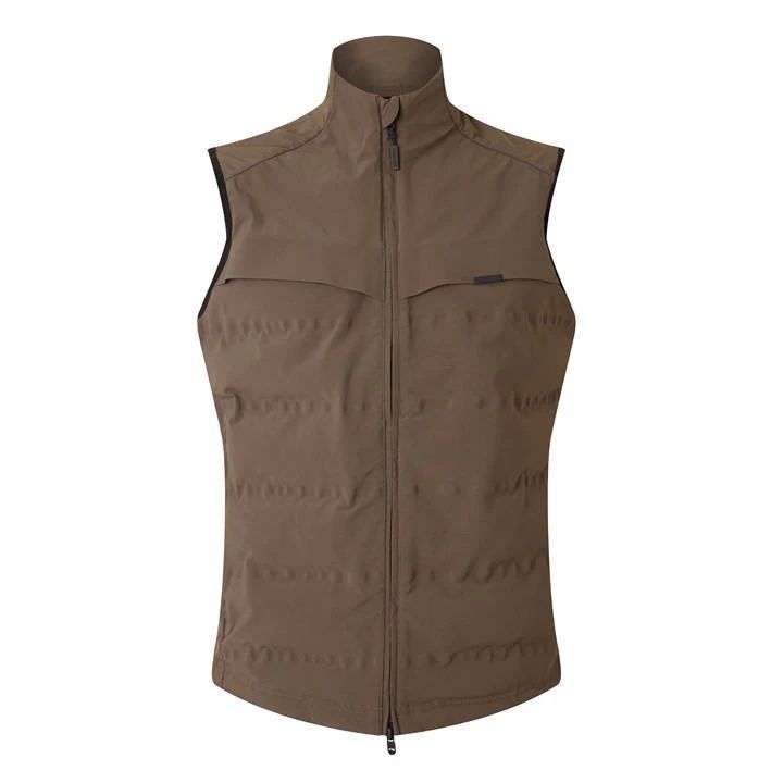 Techne Filled Gilet - Brown