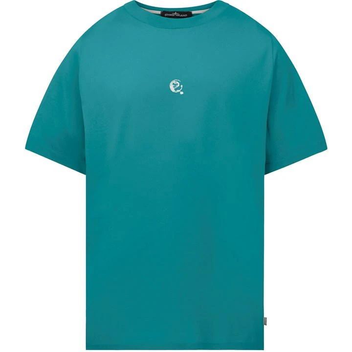 Logo Print T-Shirt - Green
