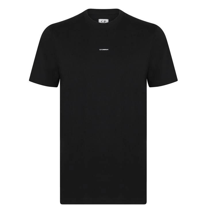 30/1 Small Logo T Shirt - Black