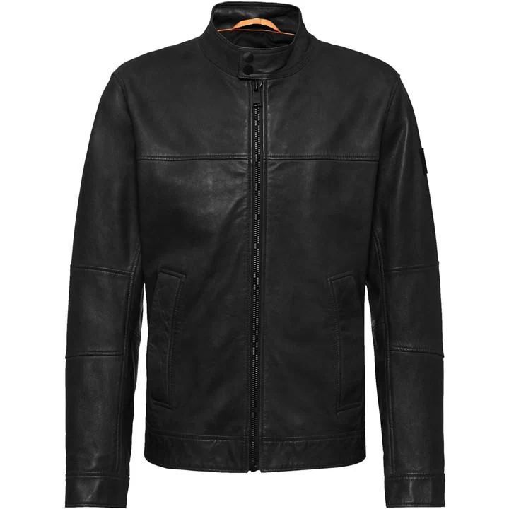 Josep2 Leather Jacket - Black