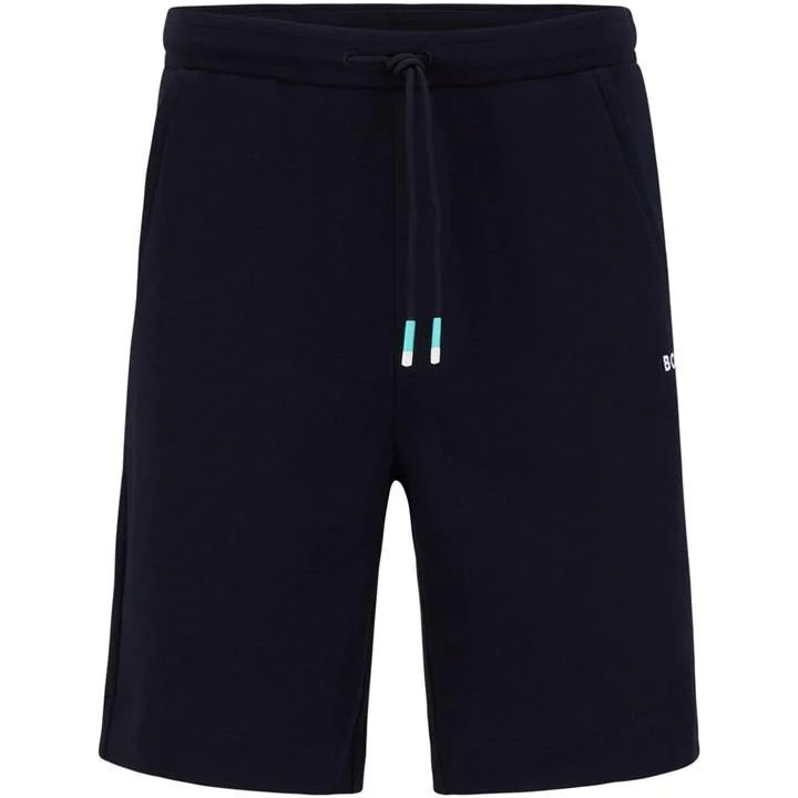 Embroidered Logo Shorts - Blue
