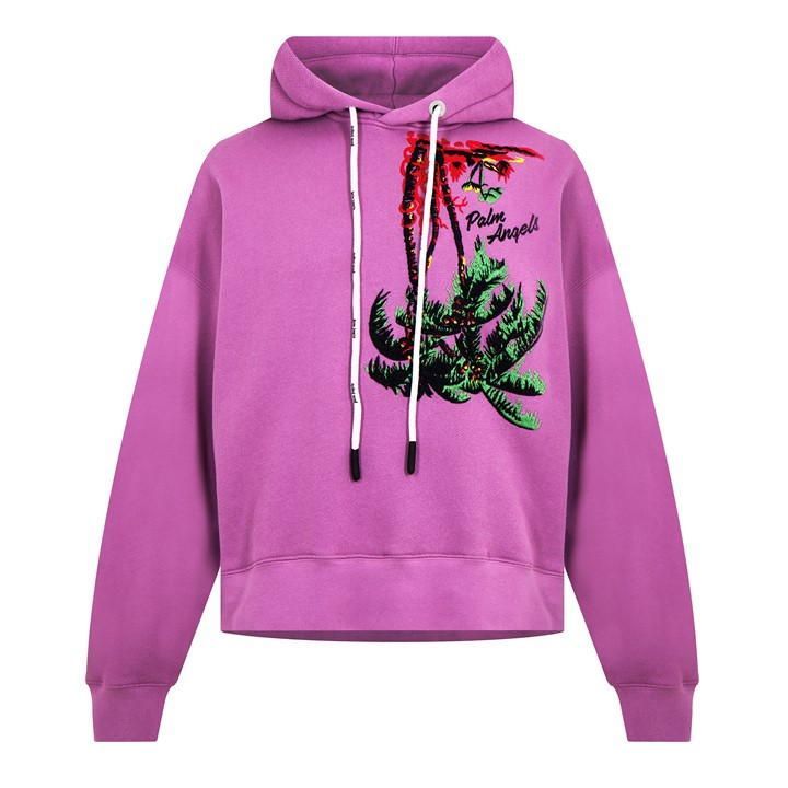 Upside Down Palm Oth Hoodie - Purple