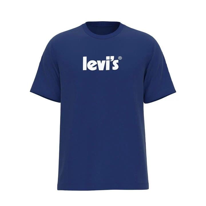 Levis Poster Logo T Shirt - Blue
