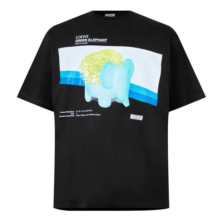 Chia Elephant T-Shirt - Black