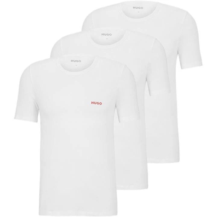 Hugo 3Pk T-Shirts Sn00 - White