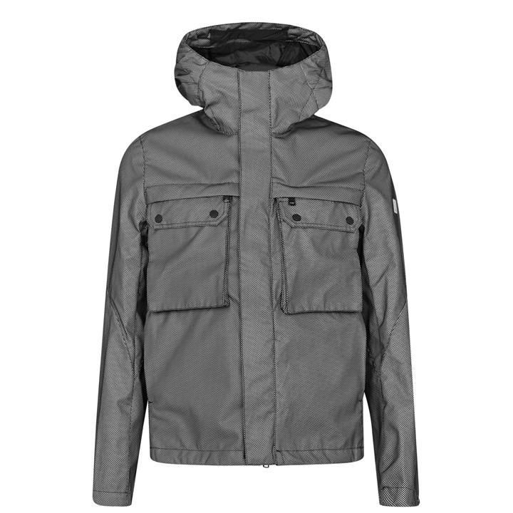 Hooded Rain Jacket - Grey