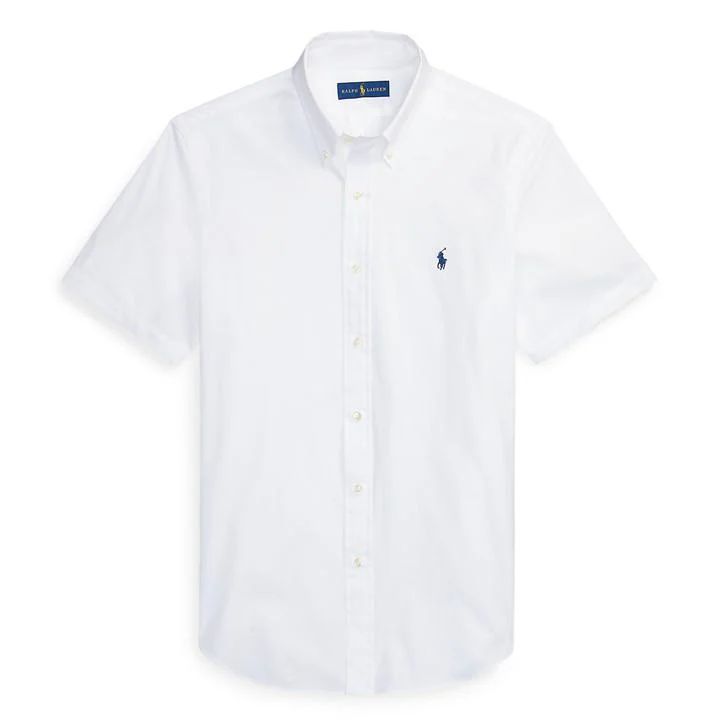 Poplin Short Sleeve Shirt - White