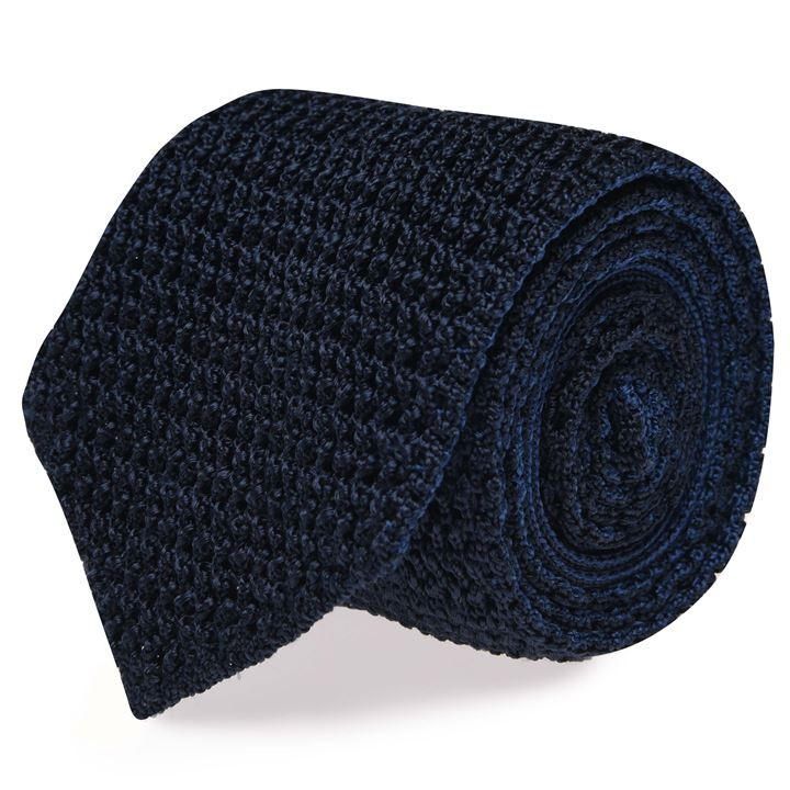 Knit Tie - Blue