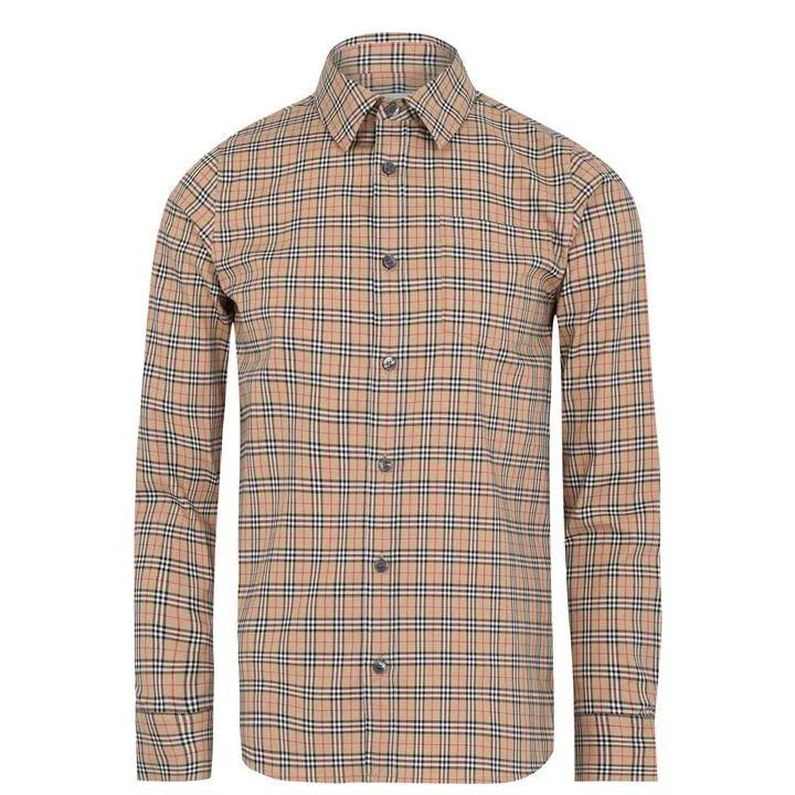 Boy'S Owen Long Sleeve Shirt - Brown