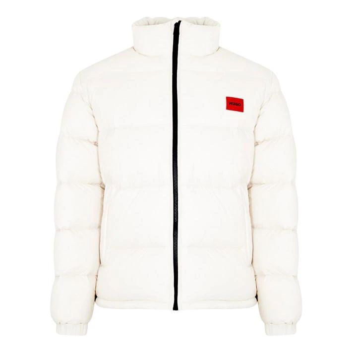 Biron Black Puffer Jacket - White