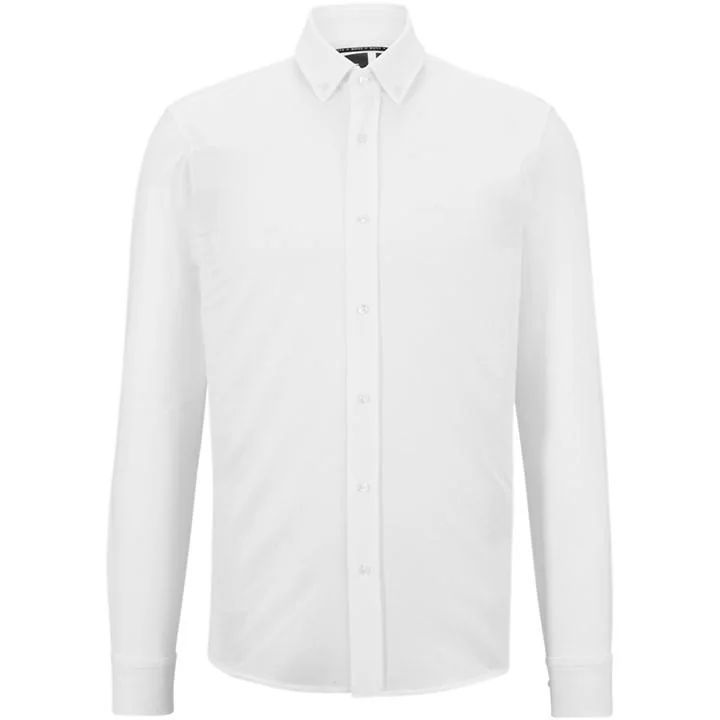 Joe Regular Fit Stretch Cotton Twill Shirt - White