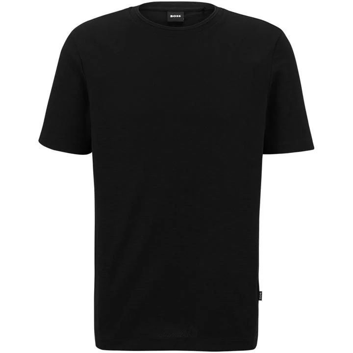 Boss Tiburt Jacquard T-shirt - Black
