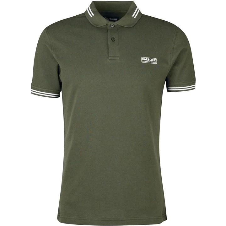 Essential Tipped Polo Shirt - Green