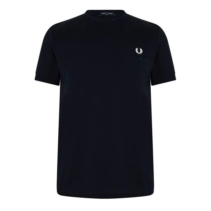 Fred Perry Pocket Pique T Shirt - Blue