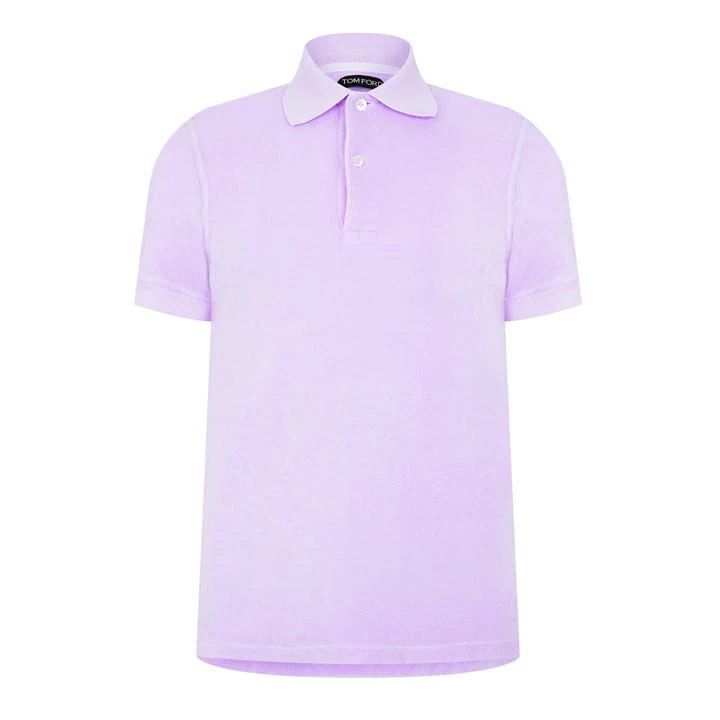 Twill Polo Shirt - Purple