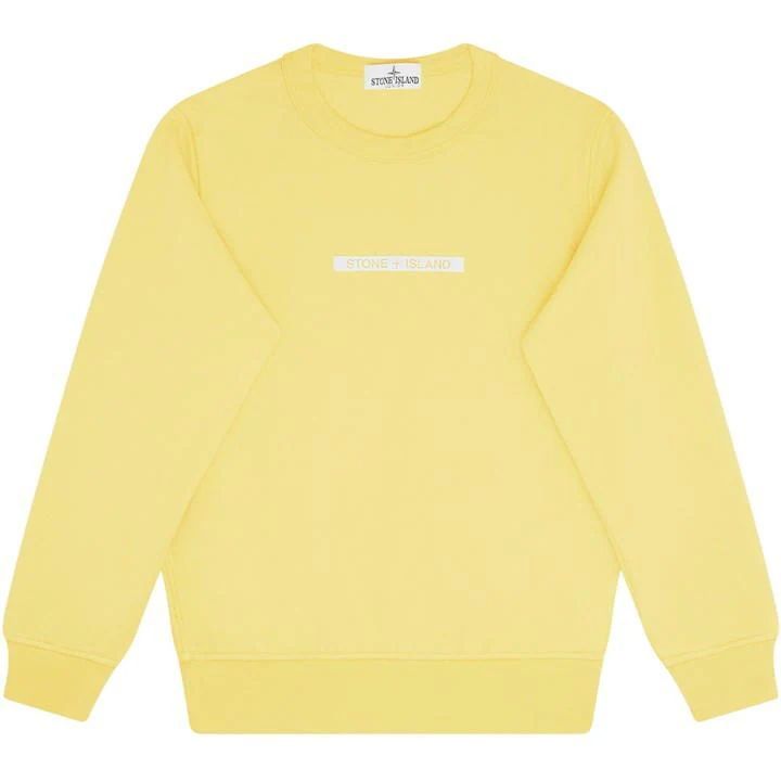Boy'S Micro Graphic Crew Sweatshirt - Yellow