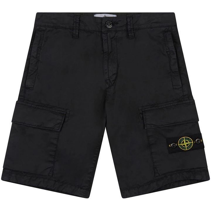 Boy'S Cargo Shorts - Black
