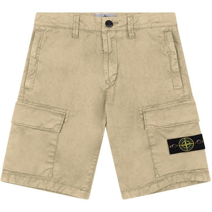 Boy'S Cargo Shorts - Beige
