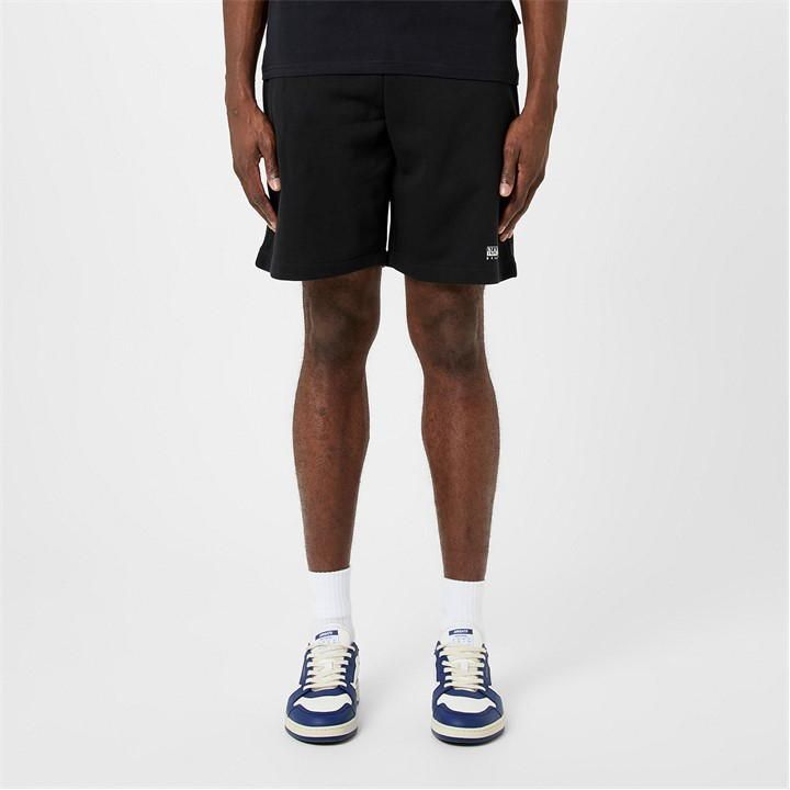 Box Cotton Shorts - Black