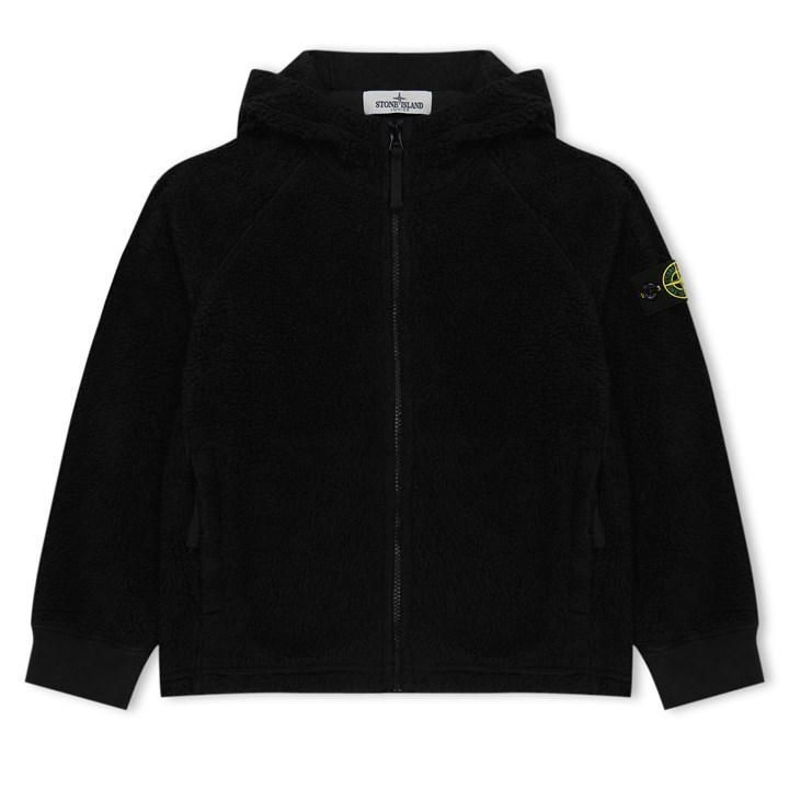 Boy'S Heavy Fleece Zip Jacket - Black
