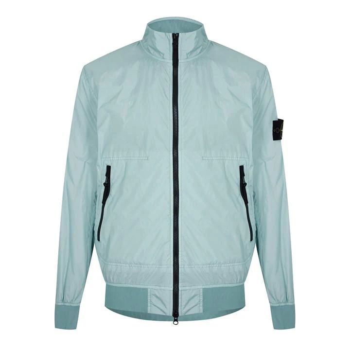 Crinkle Rep Bomber Jacket Midweight - Blue
