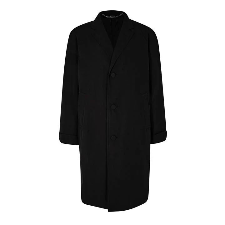 Cotton Overcoat - Black