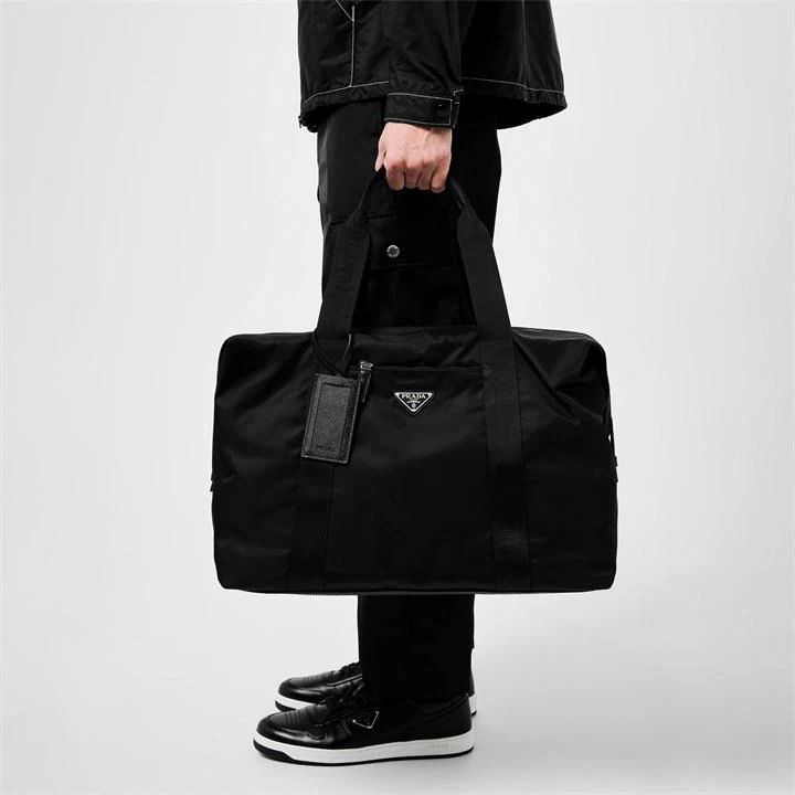 Nylon Gym Bag - Black
