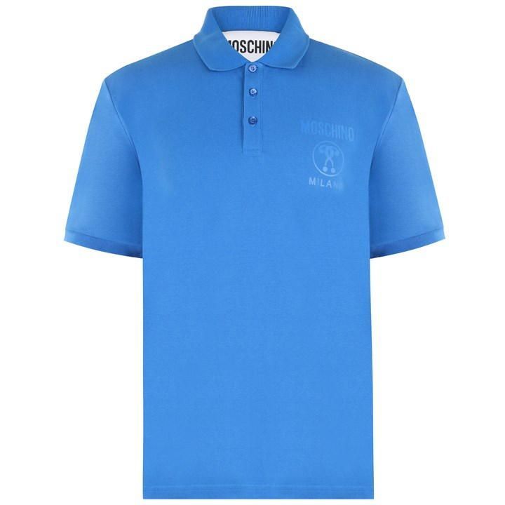 Question Mark Polo Shirt - Blue