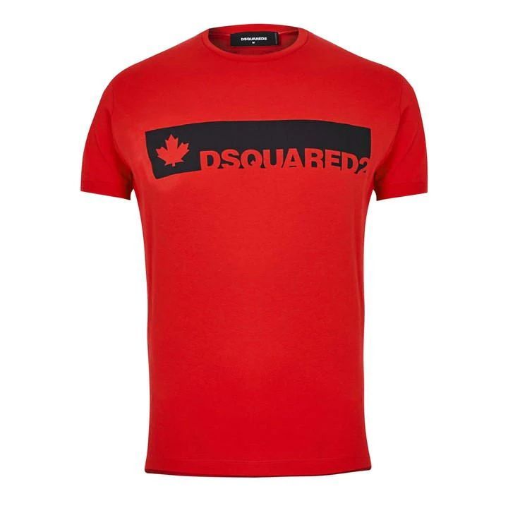 Leaf Logo T Shirt - Red